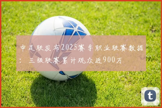 中足联发布2025赛季职业联赛数据：三级联赛累计观众近900万